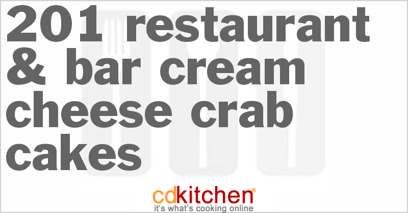 201 Restaurant & Bar Cream Cheese Crab Cakes - CDKitchen.com