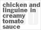Chicken And Linguine In Creamy Tomato Sauce
