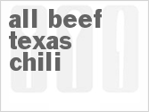recipe for all beef texas chili