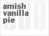 recipe for amish vanilla pie