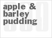 recipe for apple & barley pudding
