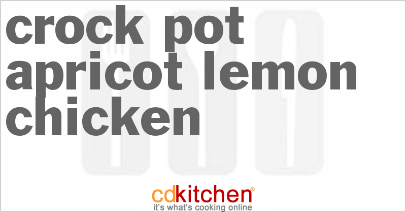 Apricot Lemon Chicken - CDKitchen.com