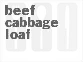 recipe for beef-cabbage loaf
