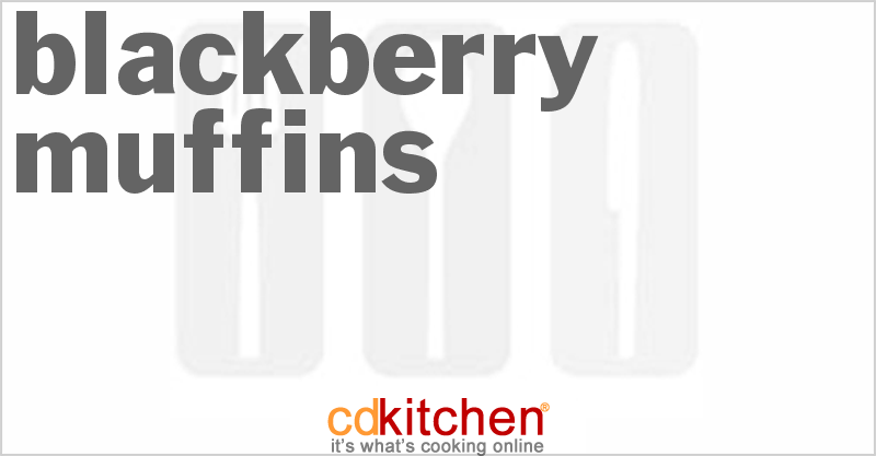 Blackberry Muffins - CDKitchen.com