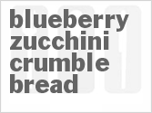 recipe for blueberry zucchini crumble bread
