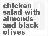 recipe for chicken salad with almonds and black olives