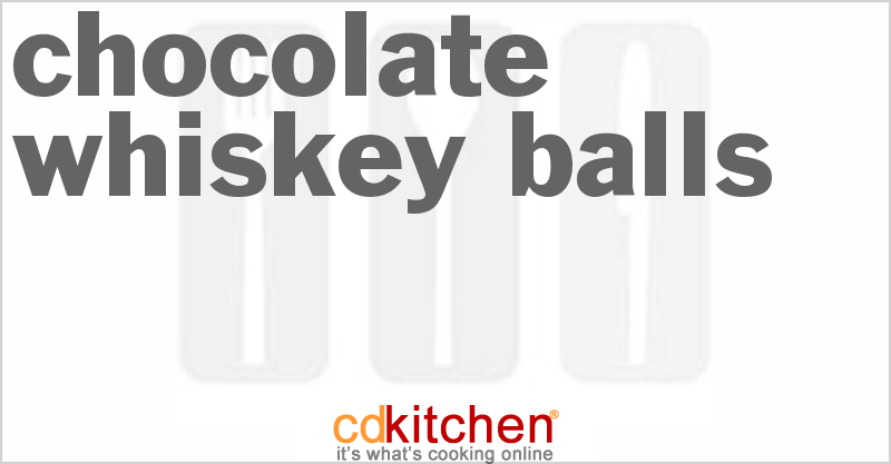 Chocolate Whiskey Balls - CDKitchen.com