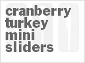 recipe for cranberry turkey mini sliders