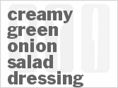 recipe for creamy green onion salad dressing