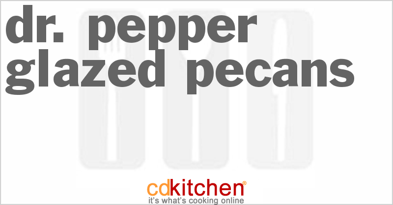 Dr. Pepper Glazed Pecans - CDKitchen.com