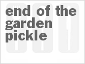 recipe for end-of-the-garden pickle
