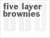 recipe for five-layer slow cooker brownies