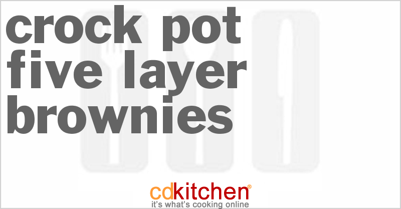 Five-Layer Brownies - CDKitchen.com