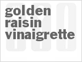 recipe for golden raisin vinaigrette