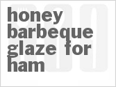 recipe for honey barbeque glaze for ham
