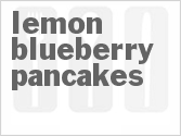 recipe for lemon blueberry pancakes