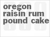 recipe for oregon raisin rum pound cake