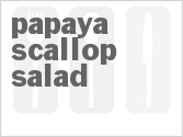 recipe for papaya scallop salad