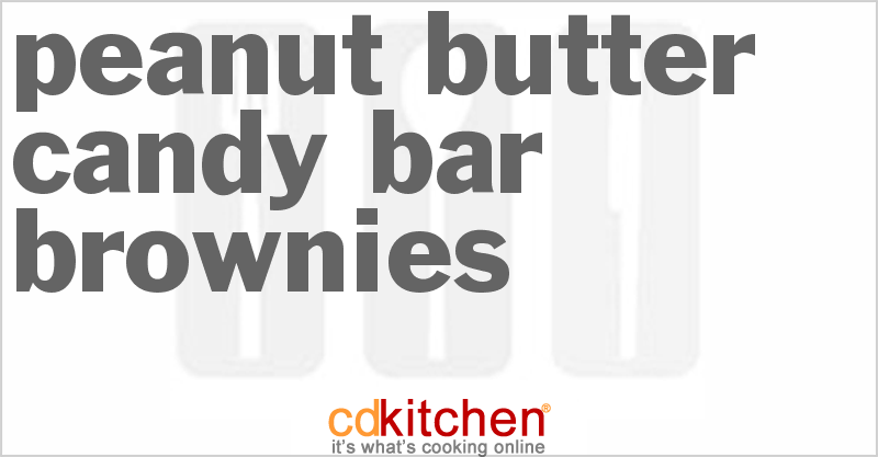 Peanut Butter Candy Bar Brownies - CDKitchen.com