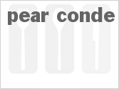 recipe for pear conde