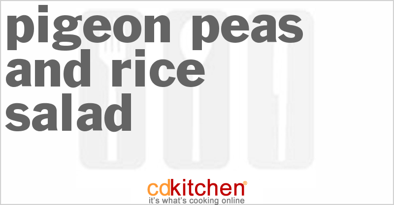Pigeon Peas And Rice Salad - CDKitchen.com