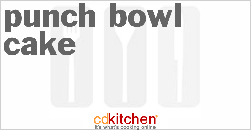 Punch Bowl Cake - CDKitchen.com