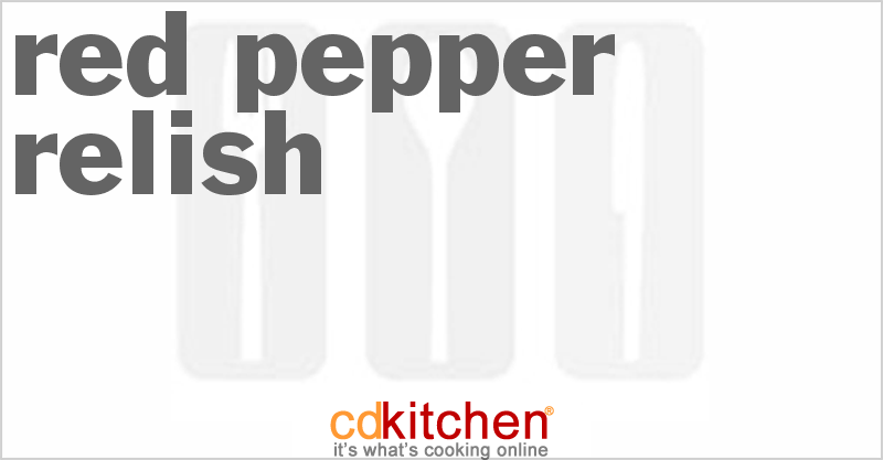 Red Pepper Relish - CDKitchen.com