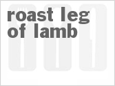 recipe for roast leg of lamb