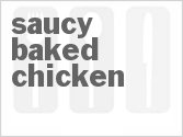 recipe for saucy baked chicken