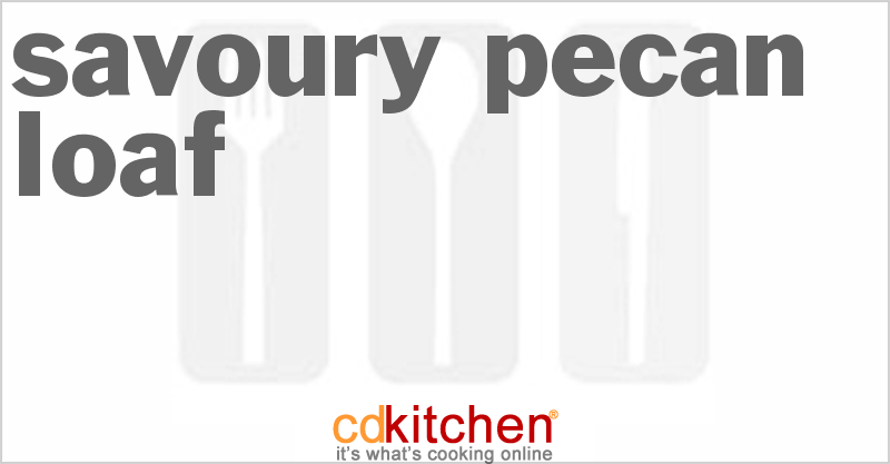 Savoury Pecan Loaf - CDKitchen.com