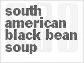 recipe for south american black bean soup