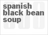 recipe for spanish black bean soup