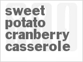 recipe for sweet potato cranberry casserole