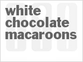 recipe for white chocolate macaroons