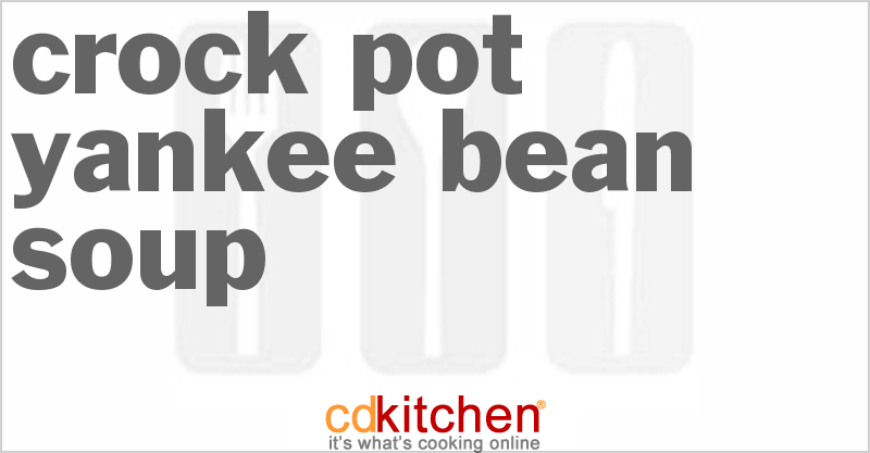 Yankee Bean Soup - CDKitchen.com