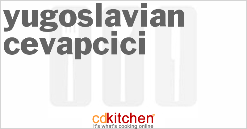 Yugoslav Cevapcici - CDKitchen.com