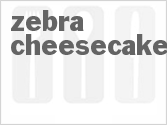 recipe for zebra cheesecake