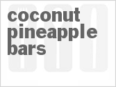 Coconut Pineapple Bars