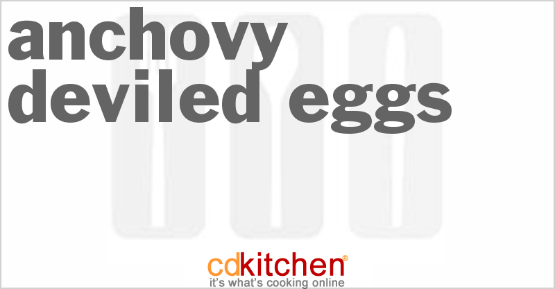 Anchovy Deviled Eggs - CDKitchen.com