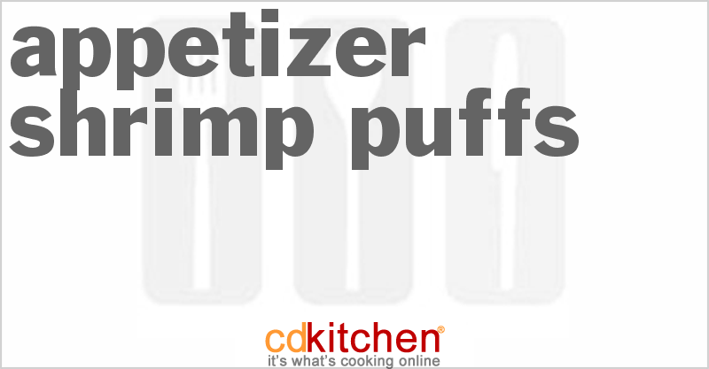 Appetizer Shrimp Puffs - CDKitchen.com