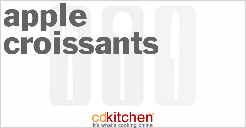 Apple Croissants - CDKitchen.com
