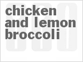 recipe for chicken and lemon broccoli