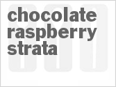 recipe for slow cooker chocolate raspberry strata