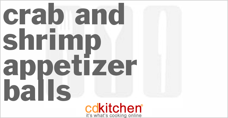 Crab and Shrimp Appetizer Balls - CDKitchen.com
