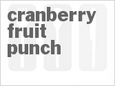recipe for cranberry fruit punch