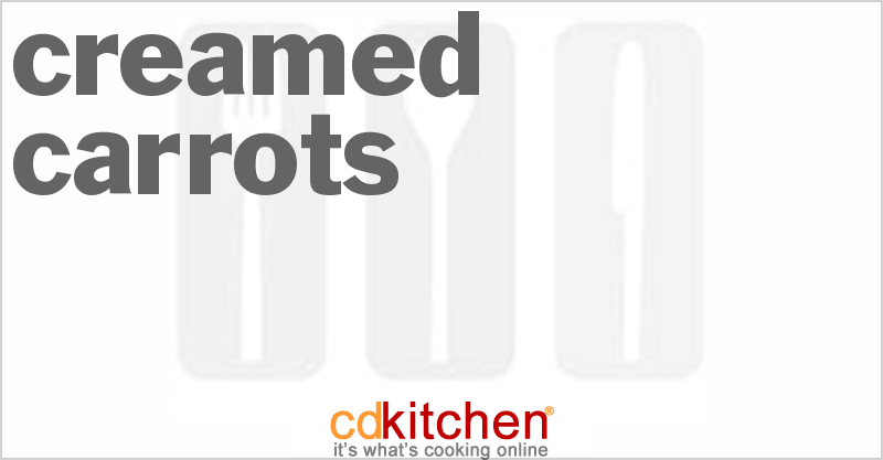 Creamed Carrots - CDKitchen.com