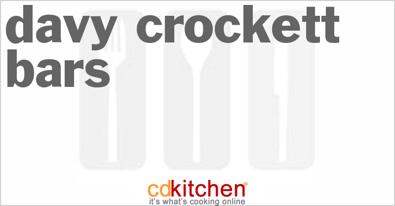 Davy Crockett Bars - CDKitchen.com