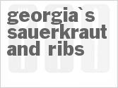 recipe for georgia's sauerkraut and ribs