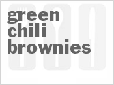 recipe for green chili brownies