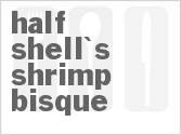 recipe for half shell's shrimp bisque